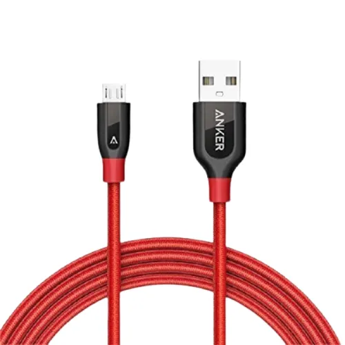 ANKER POWERLINE+ 1M MICRO USB-RED A8142H91
