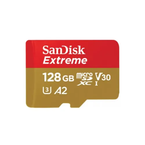 SanDisk 128GB Extreme microSDXC UHS-I Memory Card - 190MB/s Read and 90MB/s Write speeds