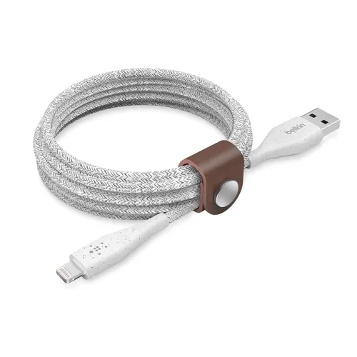 Belkin DuraTek Plus Lightning / USB-A Cable 3m white