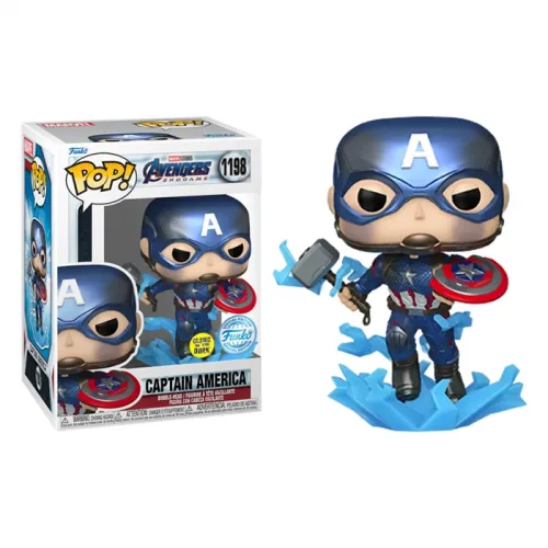 Funko Pop! Marvel: Avengers Endgame - Captain America w/ Hammer (GW)(MT)(Exc)