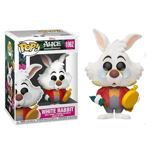 Funko POP! Disney Alice In Wonderland White Rabbit  Flocked (Exclusive)