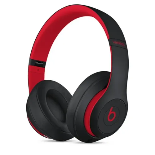 Beats Studio 3 Wireless Over-Ear Headphones, Black/Red