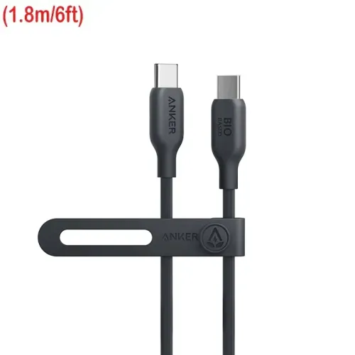 Anker 544 USB-C to USB-C Cable (Bio-Based 6ft) - Black