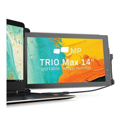 Mobile Pixels Trio Max Portable Monitor 14 Inch (for Laptops 15 To 17 Inch) - Black