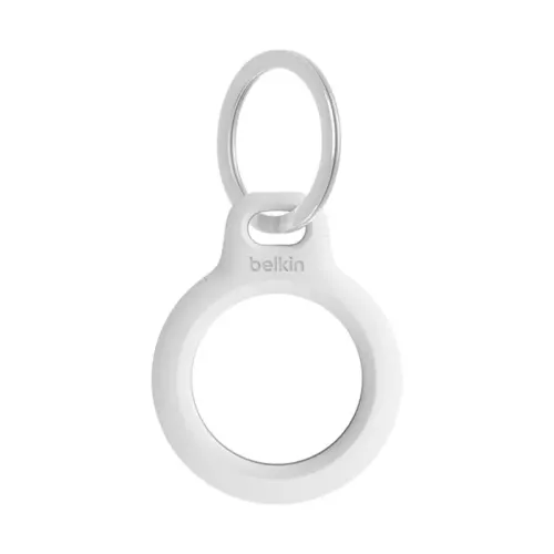 Belkin Secure Holder with Key Ring for Apple AirTag - White