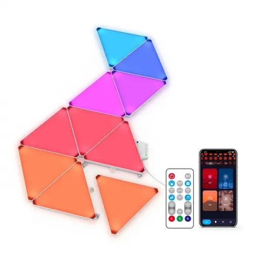 Diy Wifi Music Creative Light Panel App+ir Remote Control - 12pcs