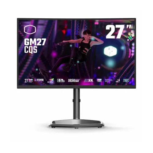 Cooler Master Gm27-cqs 27 Inch 2k 170hz Curved Gaming Monitor - 33083