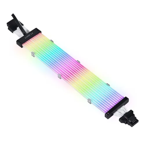 LIAN LI STRIMER PLUS V2 12+4 to 12+4-Pin, 12 Light Guides Addressable RGB Extension Cable