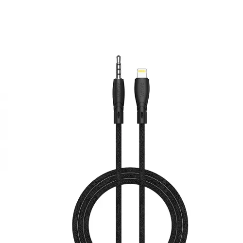 PAWA Lightning To Audio Braided Cable - Black
