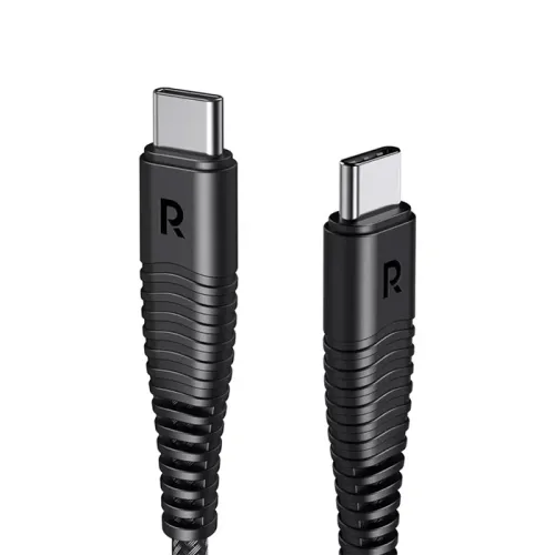 RAVPower Nylon Braided Type-C to Type-C Cable RP-CB047 (1m/3.3ft) – Black