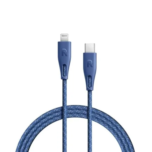 RAVPower RP-CB1018, Type-C to Lightning Cable, 2m, Nylon - Blue