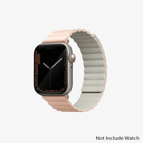 Uniq Revix Reversible Magnetic For Apple Watch Strap 42/44/45mm Blush (Pink/Beige)