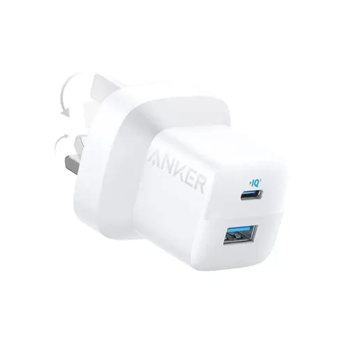 Anker 323 Dual Port 33w Charger - White