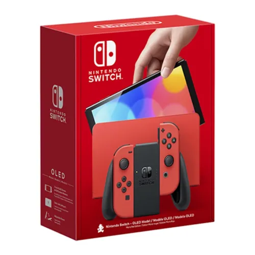 Nintendo Switch - Oled Model Console - Mario Red Edition