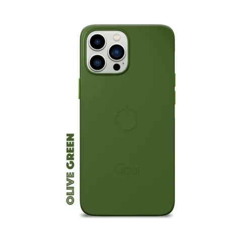 Goui Magnetic Cover For Iphone 15 Pro 6.1 Inch - Green Olive