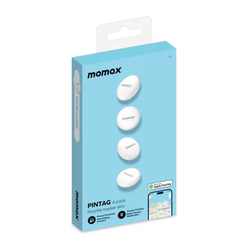 Momax Pintag Find My Tracker (4pack) - White