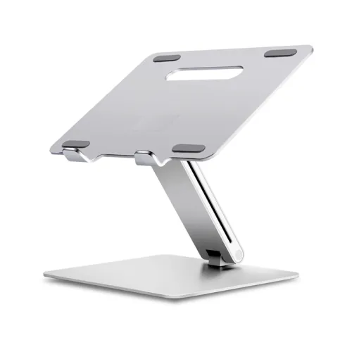Foldable Aluminium Stand For 9.7 -15.6 Inch Laptop And Tablets - Silver