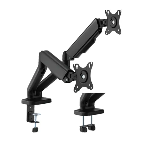 Lumi Cost-effective Gas Spring-assisted Dual Monitor Arm Ldt46-c024 - 17-32 Inch