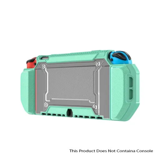 كفر حماية متكامل لجهاز النينتندو سويتش اوليد اللون الاخضر