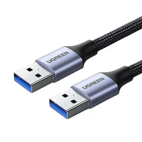 Ugreen Usb-a Male To Usb-a Male Usb 3.0 Alu Case Braided Cable 2m