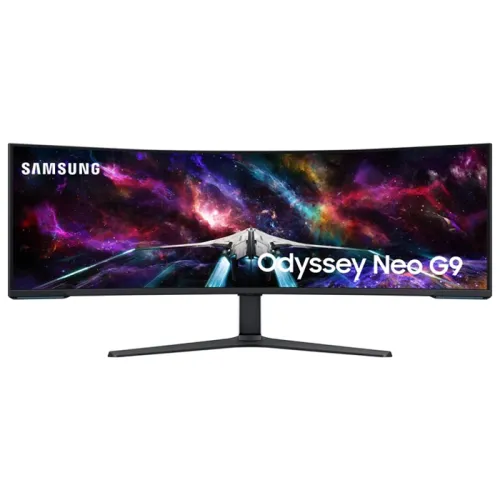 Samsung 57 Inch Odyssey Neo G9 G95nc Dual Uhd Curved Gaming Monitor 240hz Refresh Rate 1ms(Gtg) Response Time - White