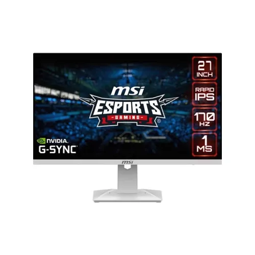 Msi G274qrfw - 27 Inch 170hz Wqhd Rapid Ips Gaming Monitor - White