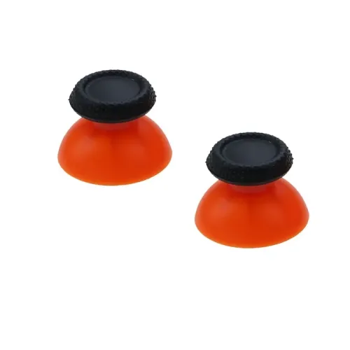 Ps5 Analog Cover 3d Thumb Sticks Cap For Sony Ps5(2pack) - Black/orange
