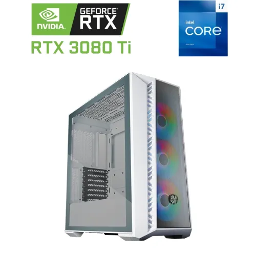 Cooler Masterbox Mb520 Intel Core i7 13700k Rtx 3080 Ti Mesh Argb(Atx) Mid Tower Gaming Pc