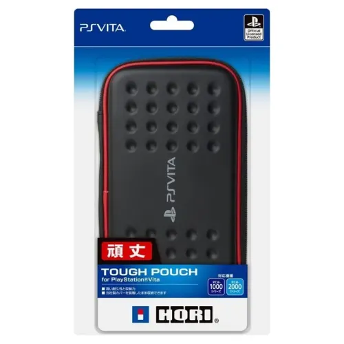 HORI Hard PlayStation Vita 2000 Series PS Vita Pouch Case Black x Red Japan