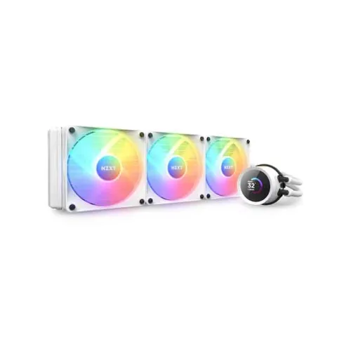 Nzxt Kraken 360 Rgb - 360mm Aio Cpu Liquid Cooler With Lcd Display - White