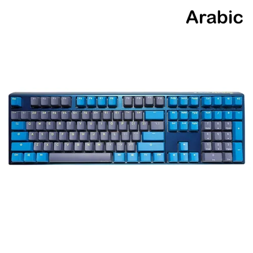 Ducky One 3 Daybreak - Blue Switch Rgb Hot-swap Wired Mechanical Keyboard - Mist Grey - Ar Layout