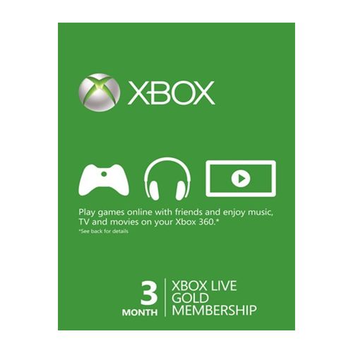 XBOX LIVE 3 MONTHS GOLD MEMBERSHIP