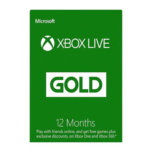 XBOX LIVE 12 MONTHS GOLD MEMBERSHIP