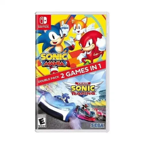 شريط لعبة SONIC MANIA + TEAM SONIC RACING DOUBLE PACK النسخه الامريكي لجهاز نيتندو سويتش