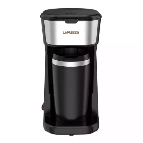 Lepresso Coffee Maker With Travelling Mug 450w - Black