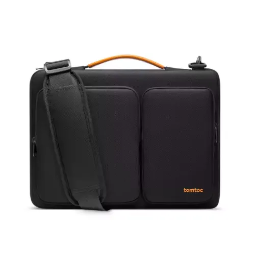 Tomtoc Defender-a42 Laptop Briefcase For 15.6-inch Universal Laptop - Black