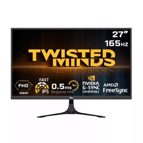Twisted Minds 27'' Fhd Fast Ips, 165hz, 0.5ms, Hdr Gaming Monitor - Black