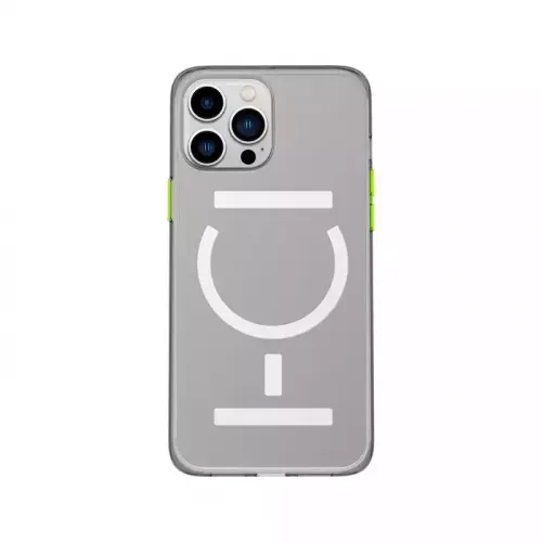 Goui Magnetic Cover With Magnetic Bar For Iphone 15 Pro 6.1-inch Transparent