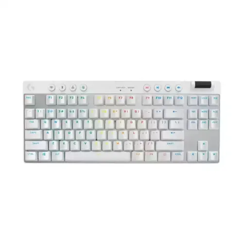 Logitech Pro X Tkl Lightspeed Wireless Mechanical Rgb Gaming Keyboard - White