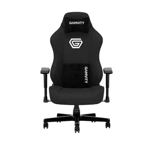 Gamvity High-density Molded Foam Fabric Gaming Chair - Black