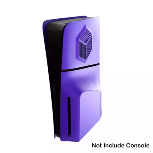 Replacement Faceplate For Ps5 Console Slim Disk Version - Purple