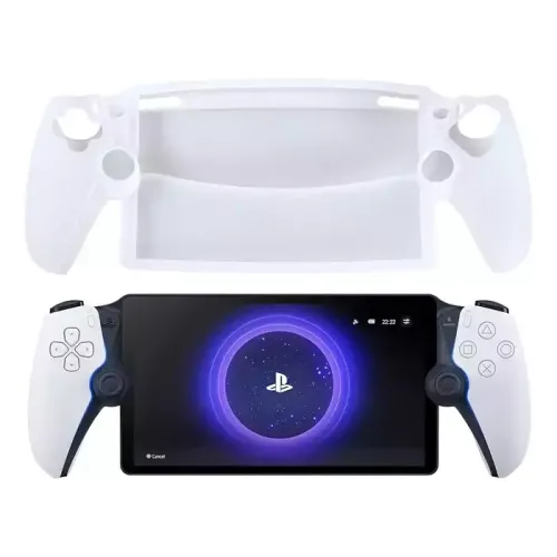 Silicone Anti-Fingerprint case For Playstation Portal - White