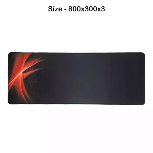 Gaming Mouse Pad - Black And Red (800x300x3)