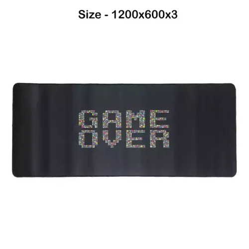 Gaming Mouse Pad - Game Over (1200x600x3)