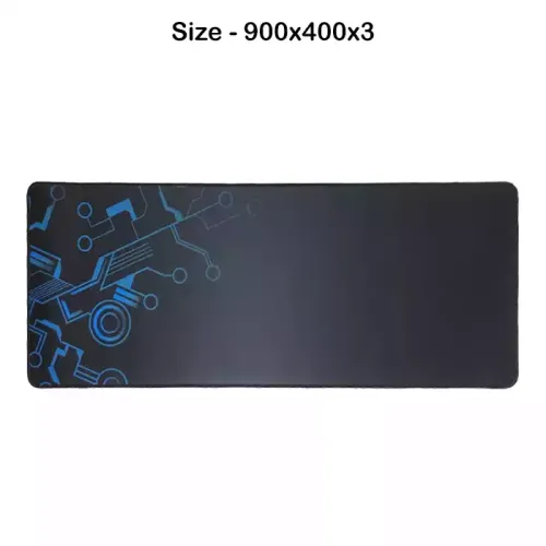 Gaming Mouse Pad - Black/Blue (900x400x3)