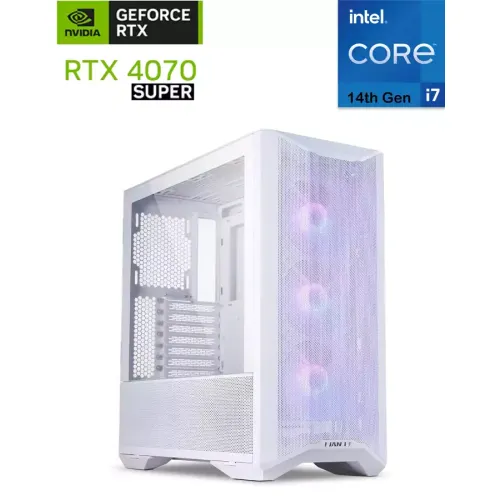 Lian Li Lancool Ii Intel Core I7 - 14th Gen Rtx 4070 Super Gaming Pc