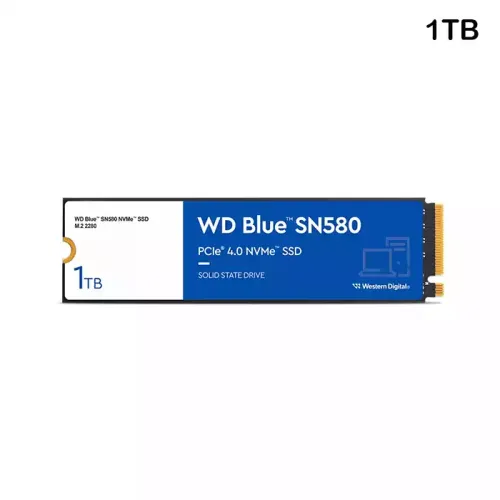 Wd 1tb Blue Sn580 Nvme M.2 Internal Ssd