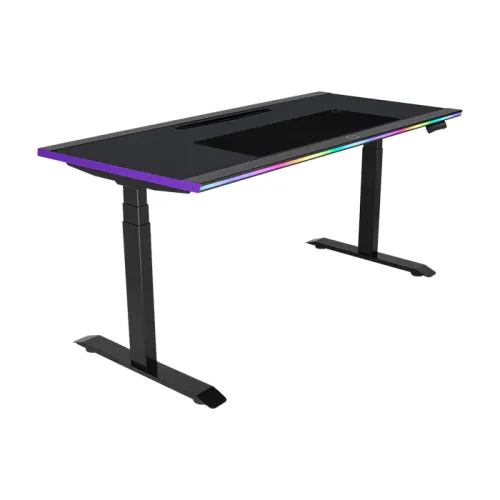 Cooler Master Gd160 Argb Gaming Desk - Black/purple