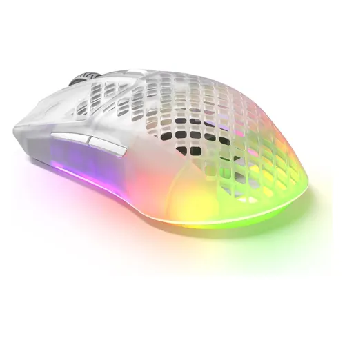 Steelseries Aerox 3 (2022) Ultra Lightweight Rgb Wireless Gaming Mouse - Ghost