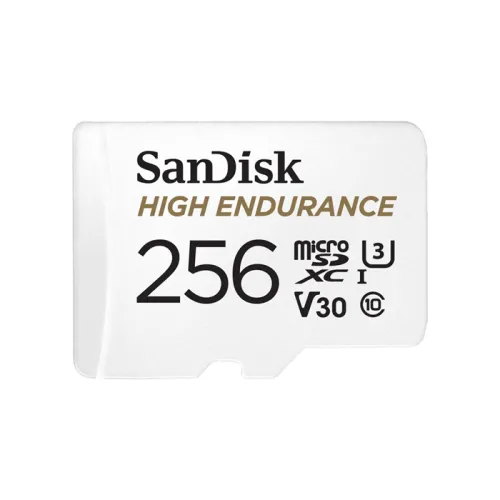 Sandisk High Endurance Micro Sdxc, 256gb + Sd Adapter